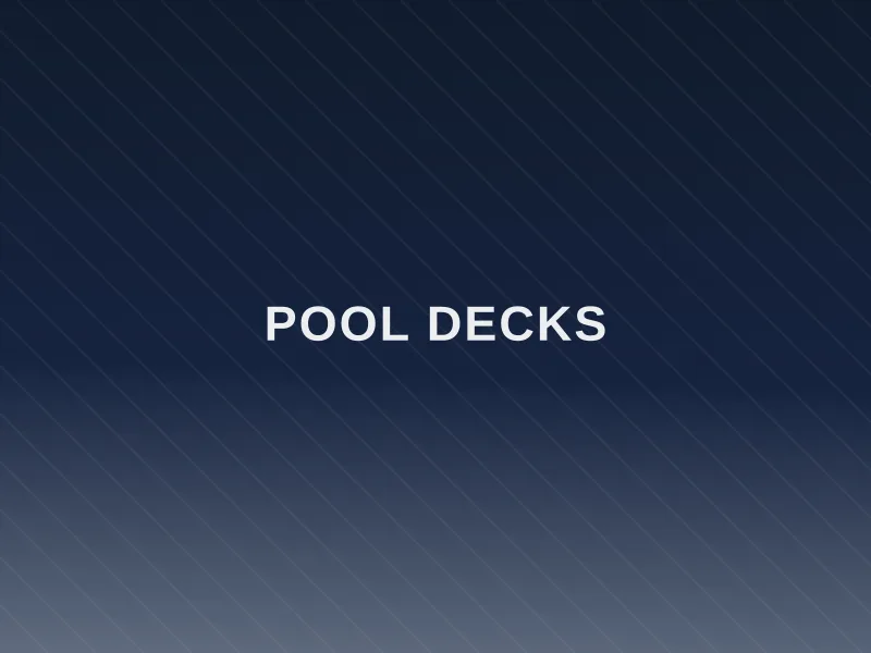 Cool deck pool surface finished in tan